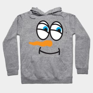 snowman face Hoodie